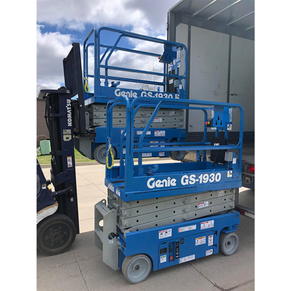 Reconditioned Genie GS1930 Scissor Lift Above All Equipment