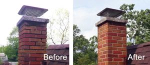 Tuckpoint-chimney-Cleveland-Ohio-before-after