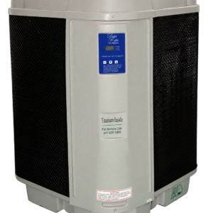Built Right BR135XW H/C 130,000 BTU pool heater and chiller front view