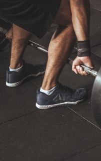 Right Footwear: training shoes (cross-trainers)