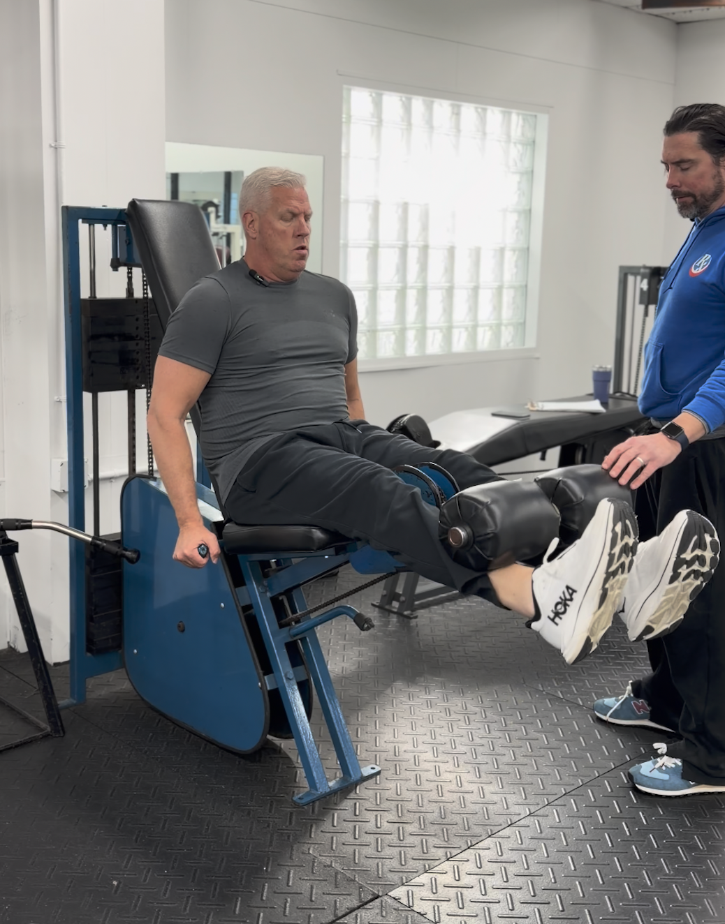 Dan Lifting With Tom