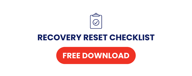FREE Recovery Reset Checklist