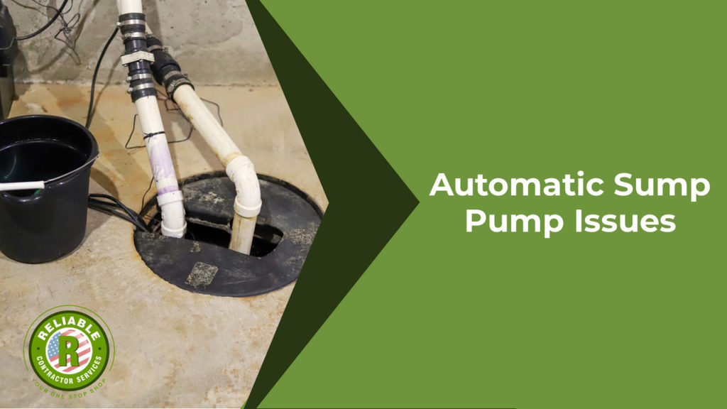 Automatic Sump Pump Issues