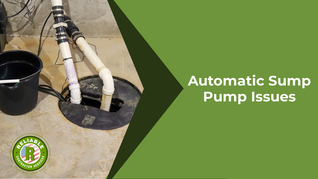 Automatic Sump Pump Issues Basement Waterproofing & Plumbing